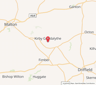 Map of Kirkby Grindalythe, EnglandEngland