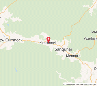 Map of Kirkconnel, ScotlandScotland