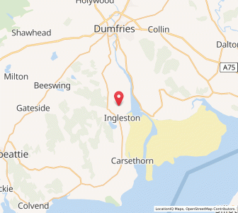 Map of Kirkconnell, ScotlandScotland