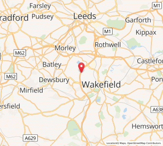 Map of Kirkhamgate, EnglandEngland