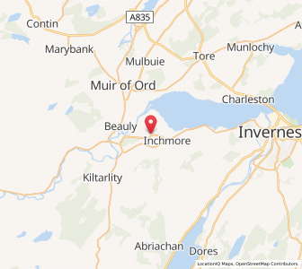 Map of Kirkhill, ScotlandScotland