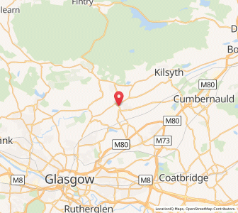 Map of Kirkintilloch, ScotlandScotland