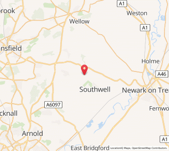 Map of Kirklington, EnglandEngland