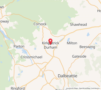 Map of Kirkpatrick Durham, ScotlandScotland