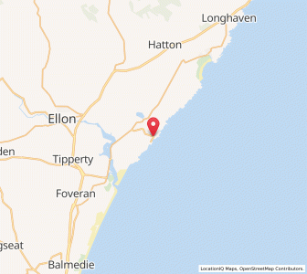 Map of Kirktown of Slains, ScotlandScotland