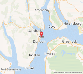 Map of Kirn, ScotlandScotland