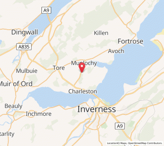 Map of Knockbain, ScotlandScotland