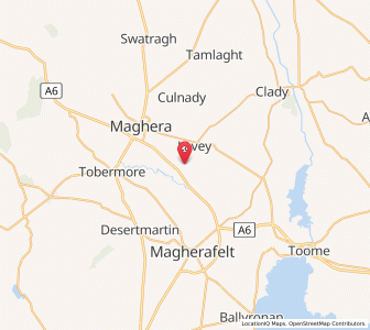 Map of Knockcloghrim, Northern IrelandNorthern Ireland
