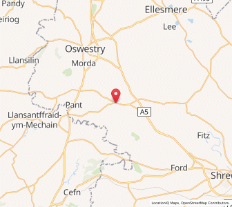 Map of Knockin, EnglandEngland