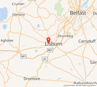 Map of Knockmore, Northern IrelandNorthern Ireland