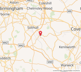 Map of Knowle, EnglandEngland