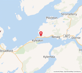 Map of Kyle of Lochalsh, ScotlandScotland