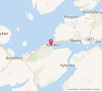 Map of Kyleakin, ScotlandScotland