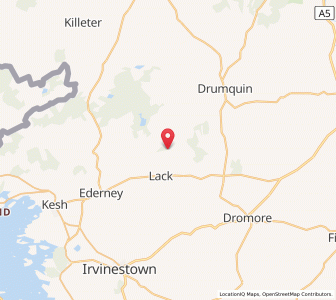 Map of Lack, Northern IrelandNorthern Ireland