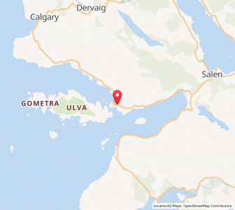 Map of Lagganulva, ScotlandScotland