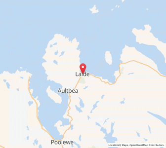 Map of Laide, ScotlandScotland
