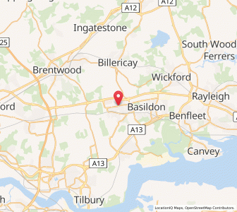 Map of Laindon, EnglandEngland