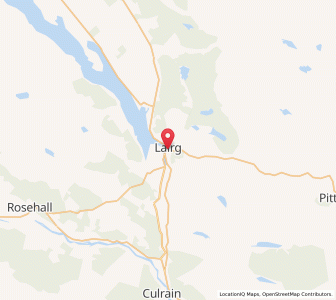 Map of Lairg, ScotlandScotland
