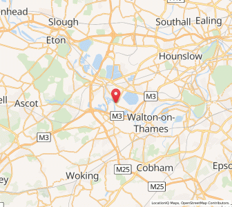 Map of Laleham, EnglandEngland