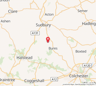 Map of Lamarsh, EnglandEngland