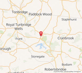 Map of Lamberhurst, EnglandEngland