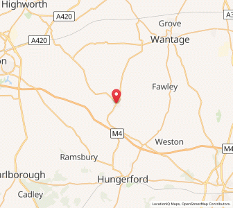 Map of Lambourn, EnglandEngland