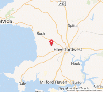 Map of Lambston, WalesWales