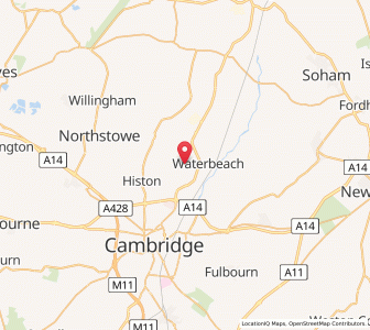 Map of Landbeach, EnglandEngland