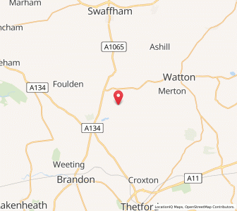 Map of Langford, EnglandEngland