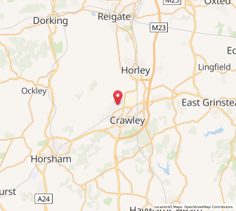 Map of Langley Green, EnglandEngland