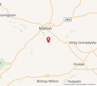 Map of Langton, EnglandEngland
