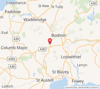 Map of Lanivet, EnglandEngland