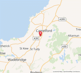 Map of Lanteglos, EnglandEngland