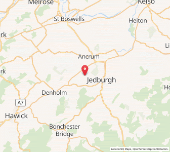 Map of Lanton, ScotlandScotland