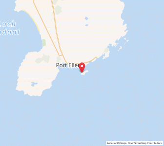 Map of Laphroaig, ScotlandScotland