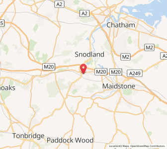 Map of Larkfield, EnglandEngland