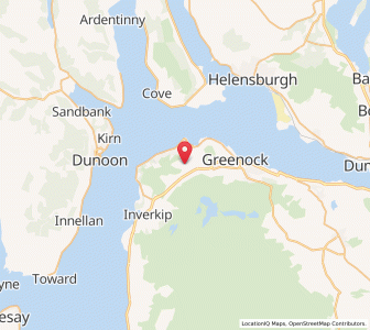 Map of Larkfield, ScotlandScotland