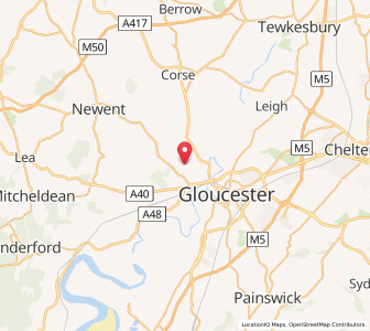 Map of Lassington, EnglandEngland