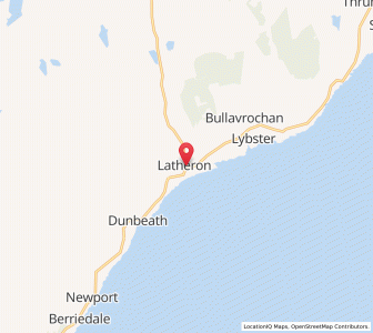 Map of Latheron, ScotlandScotland