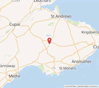 Map of Lathones, ScotlandScotland