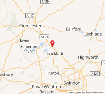 Map of Latton, EnglandEngland