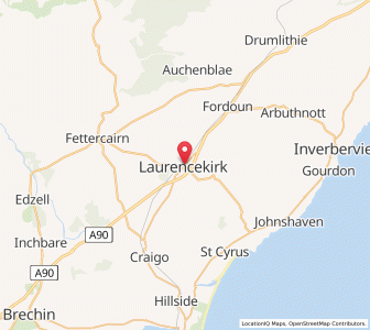 Map of Laurencekirk, ScotlandScotland