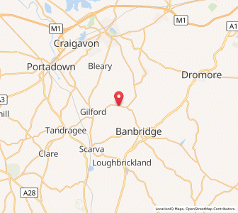 Map of Lawrencetown, Northern IrelandNorthern Ireland