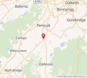 Map of Leadburn, ScotlandScotland