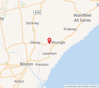 Map of Leake Common Side, EnglandEngland