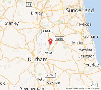 Map of Leamside, EnglandEngland