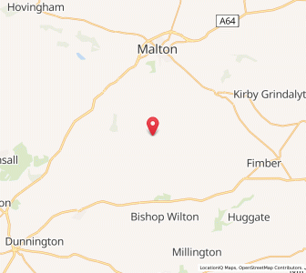 Map of Leavening, EnglandEngland