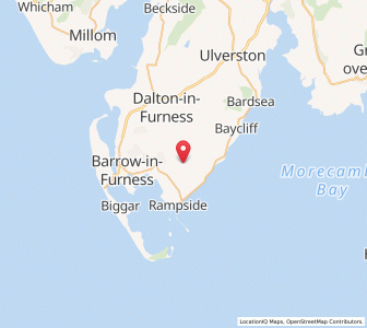 Map of Leece, EnglandEngland