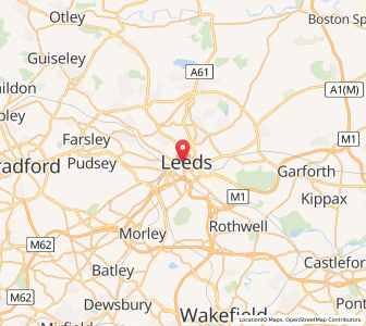 Map of Leeds, EnglandEngland