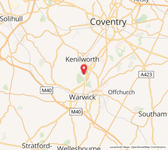 Map of Leek Wootton, EnglandEngland